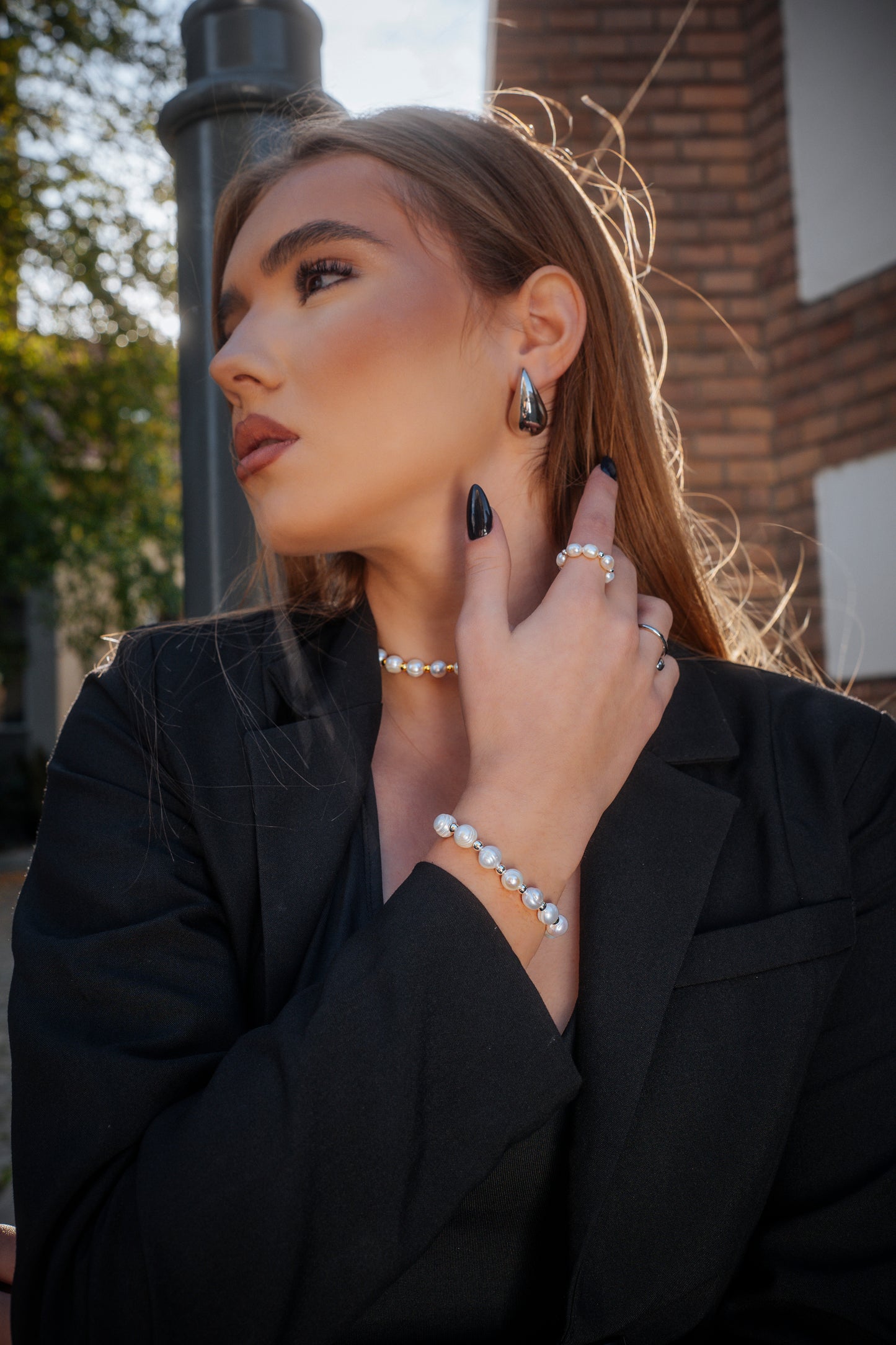Cercei Bottega Silver